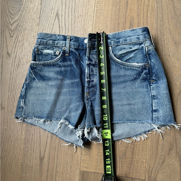 Agolde Parker Denim Shorts - Picture 6 of 7